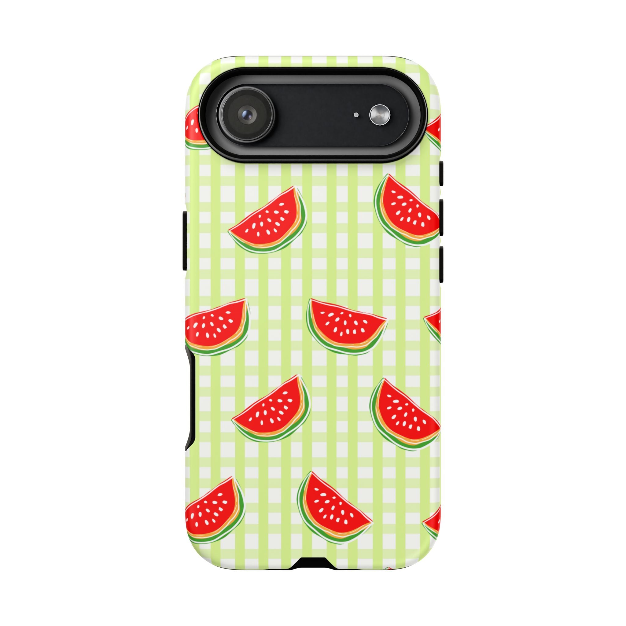 Green Plaided Pattern Watermelon