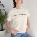 Mute Smile Nod Repeat Tee