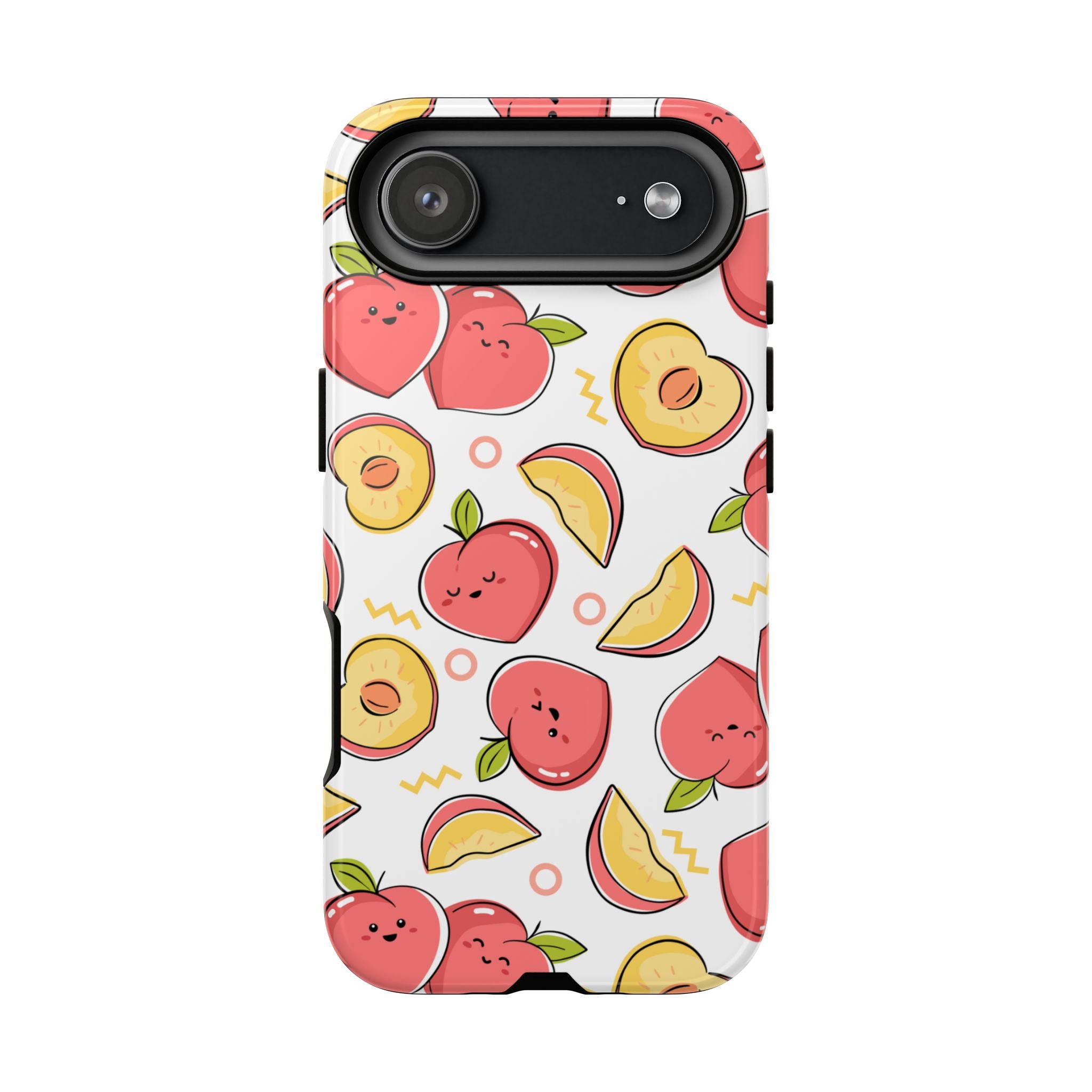 Phone Cases - Peach Patterned Tough Cases