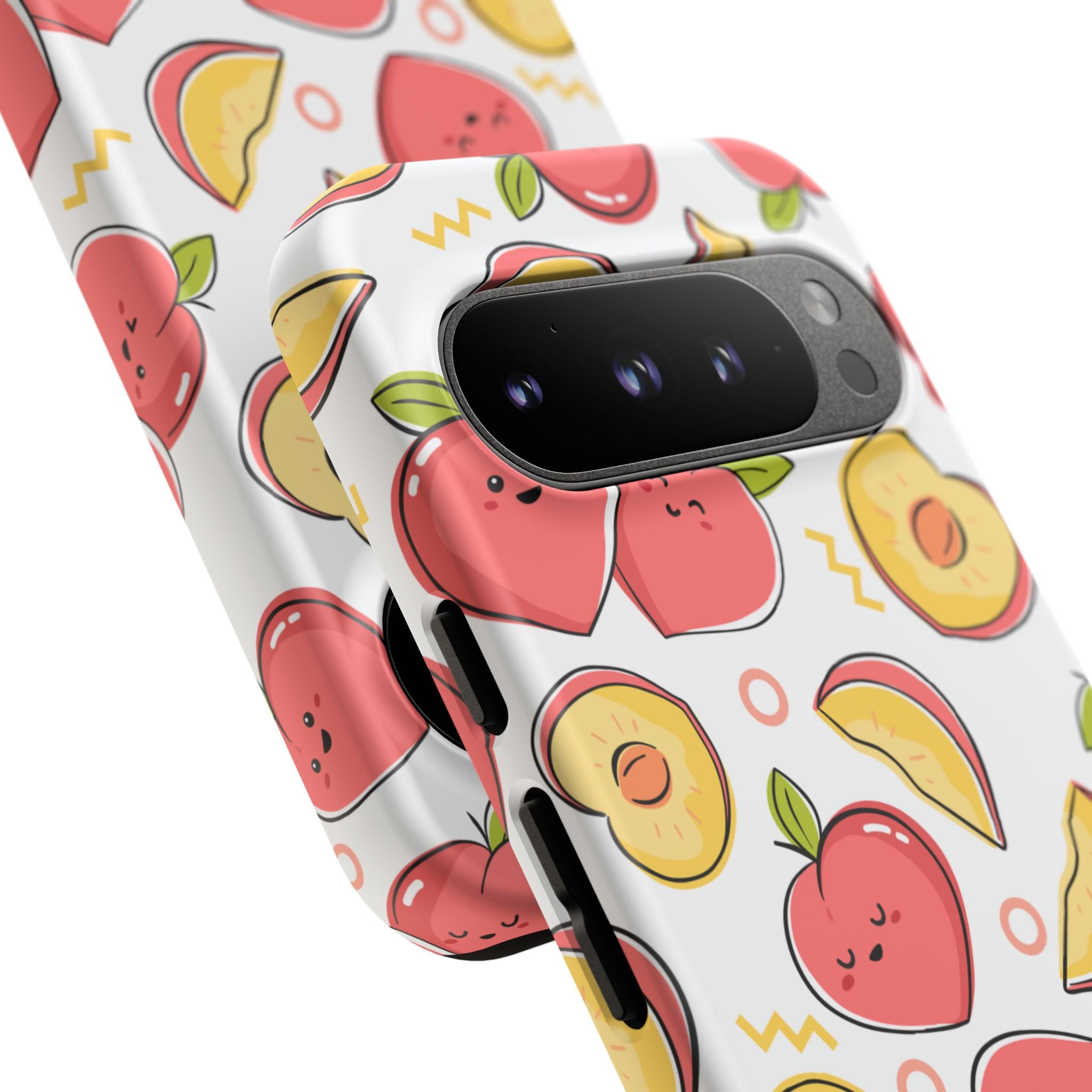 Phone Cases - Peach Patterned Tough Cases