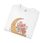 Whimsical Floral T-Shirt - "Make a Moment to Breathe"