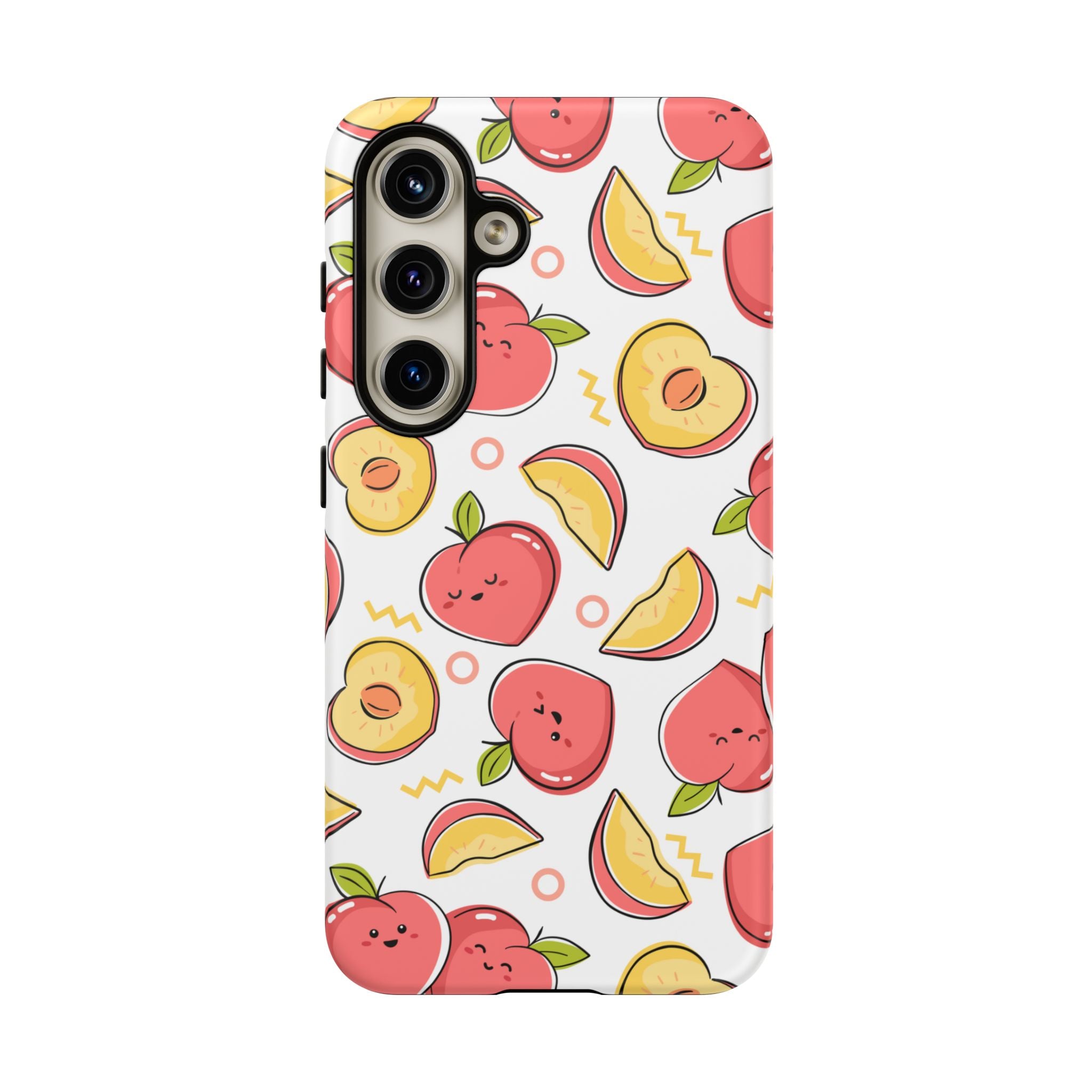 Phone Cases - Peach Patterned Tough Cases