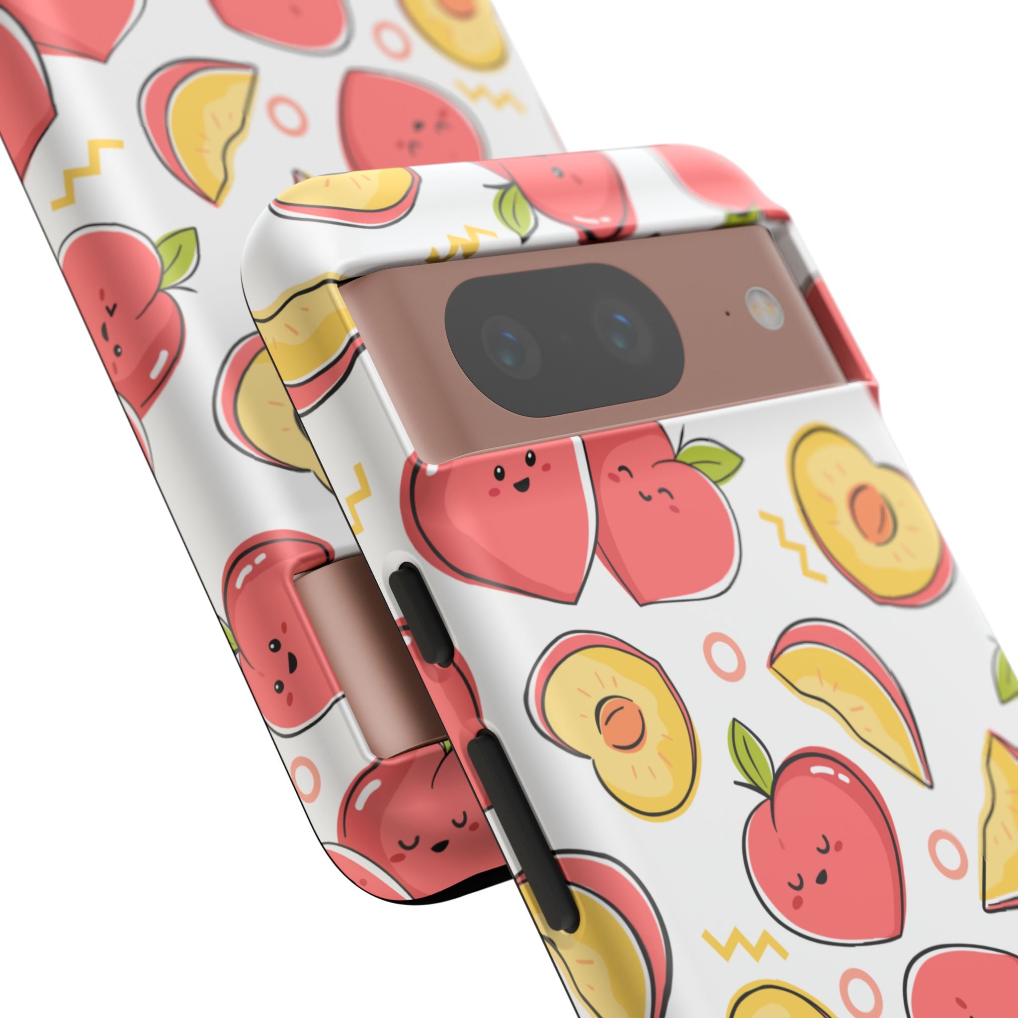 Phone Cases - Peach Patterned Tough Cases