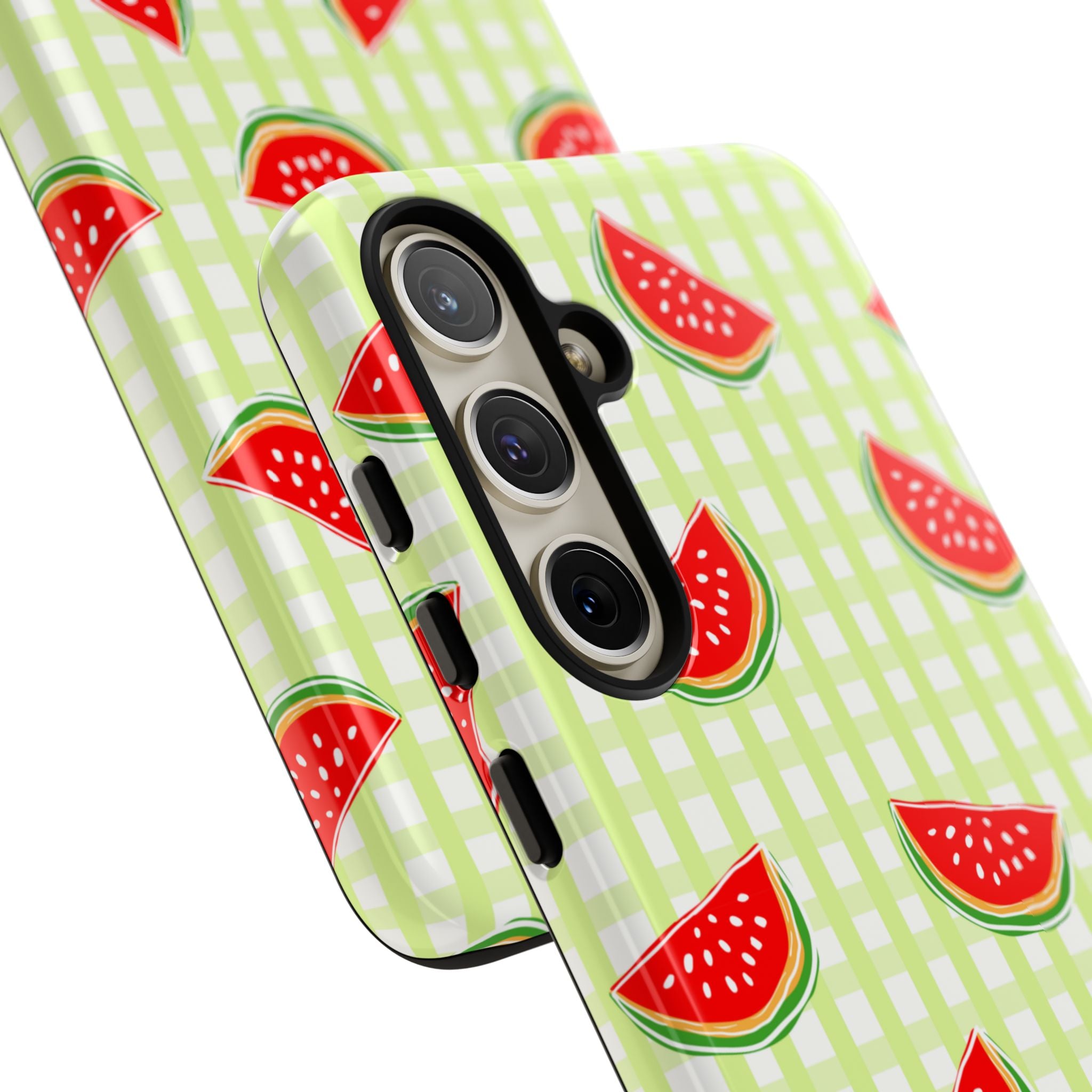 Green Plaided Pattern Watermelon