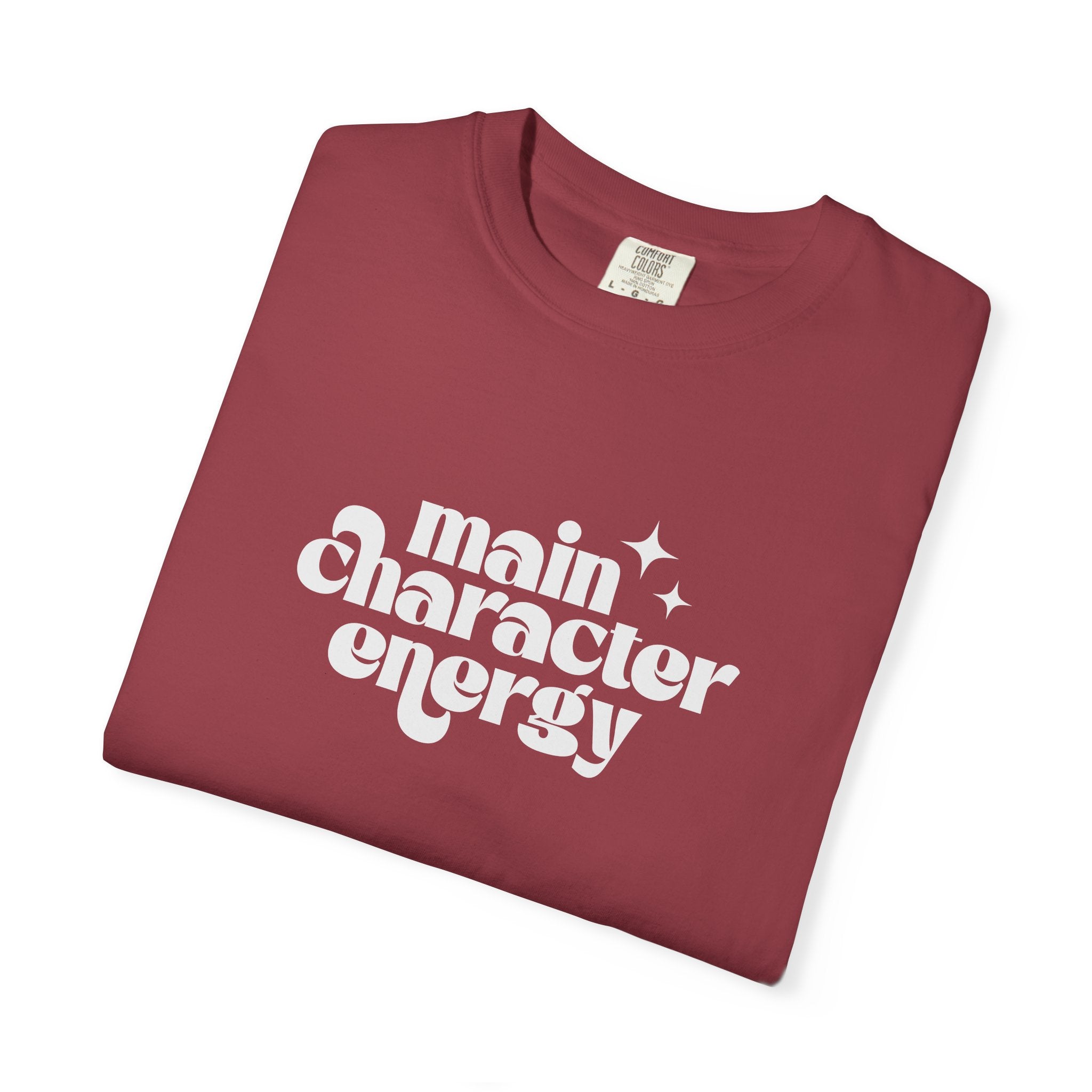 Main Character Energy Unisex Garment-Dyed T-shirt