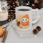 Cozy Cat-Themed Ceramic Mug