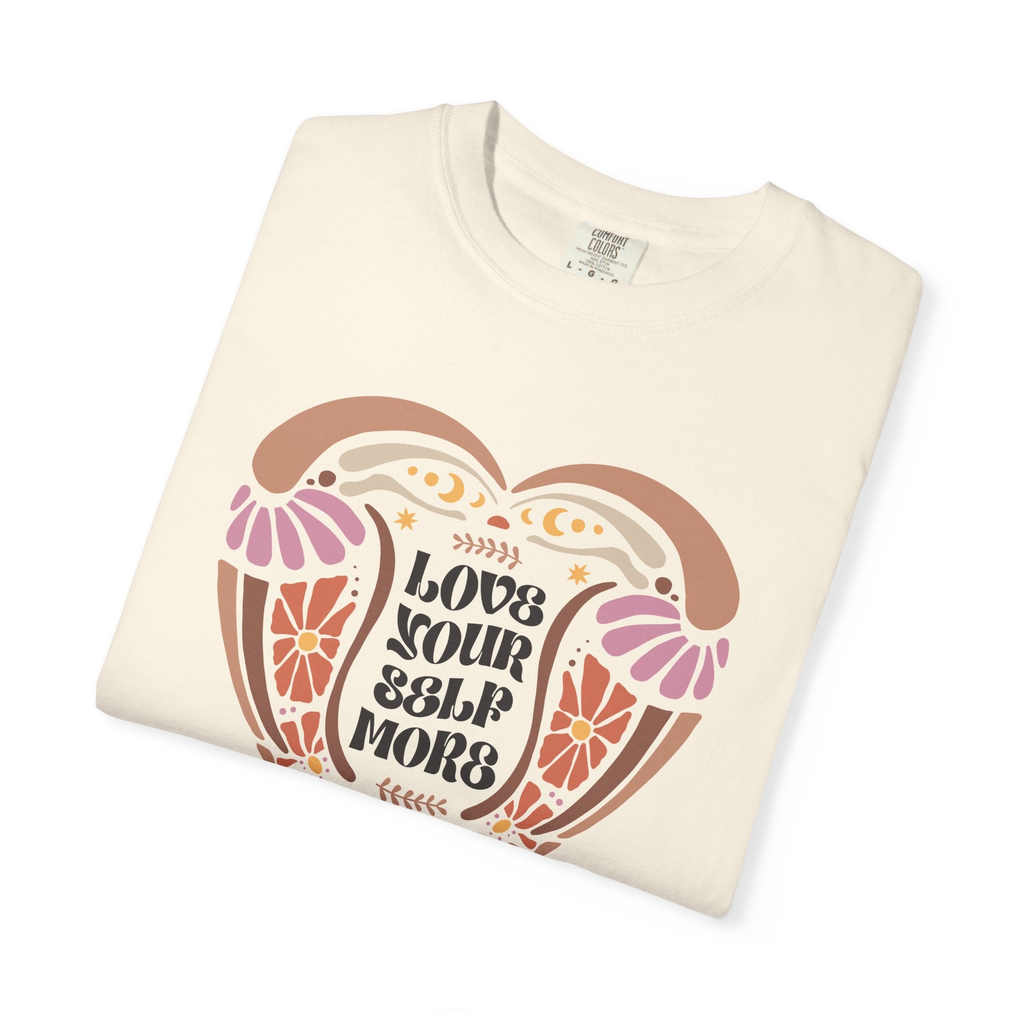 Love Yourself Heart Boho Tee