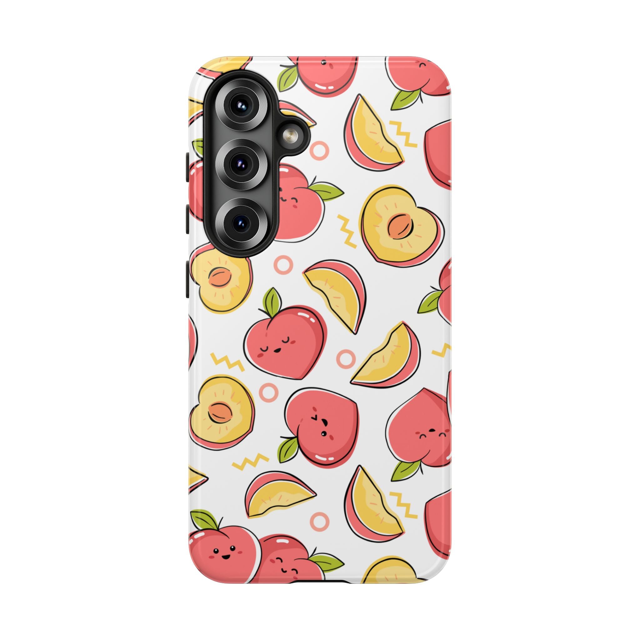 Phone Cases - Peach Patterned Tough Cases
