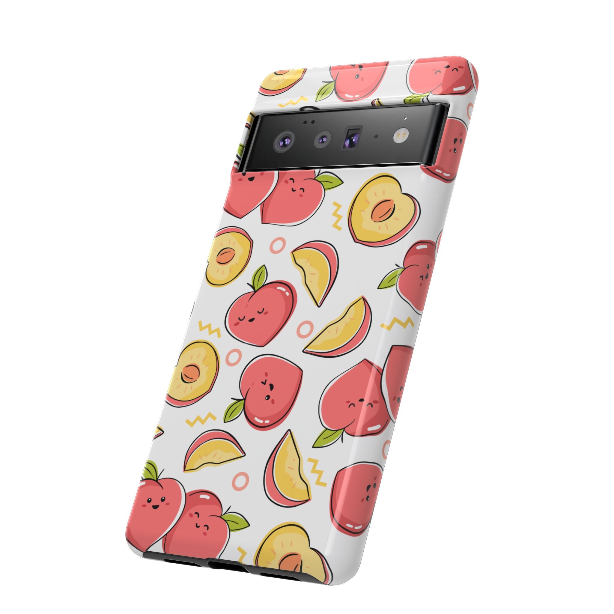 Phone Cases - Peach Patterned Tough Cases