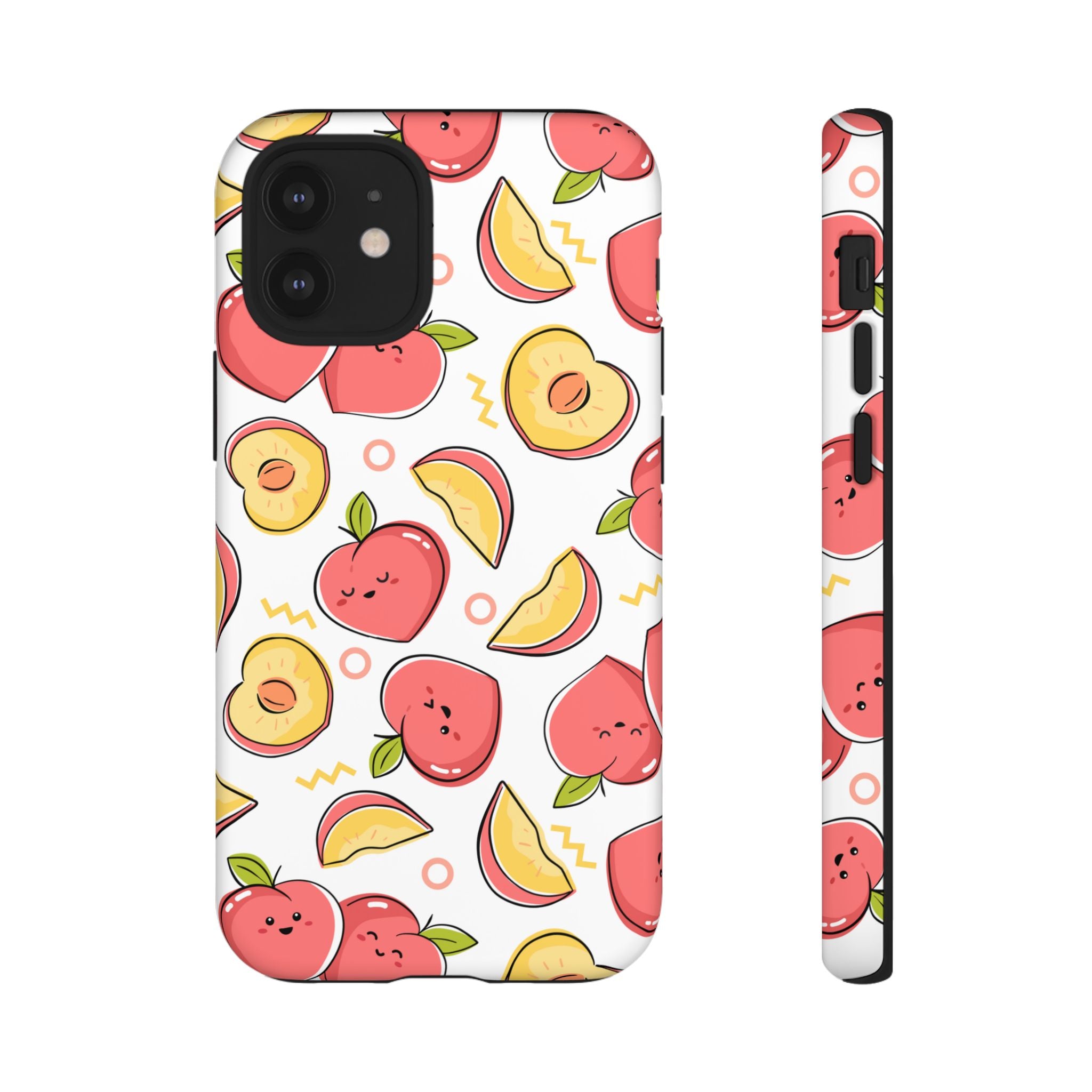 Phone Cases - Peach Patterned Tough Cases