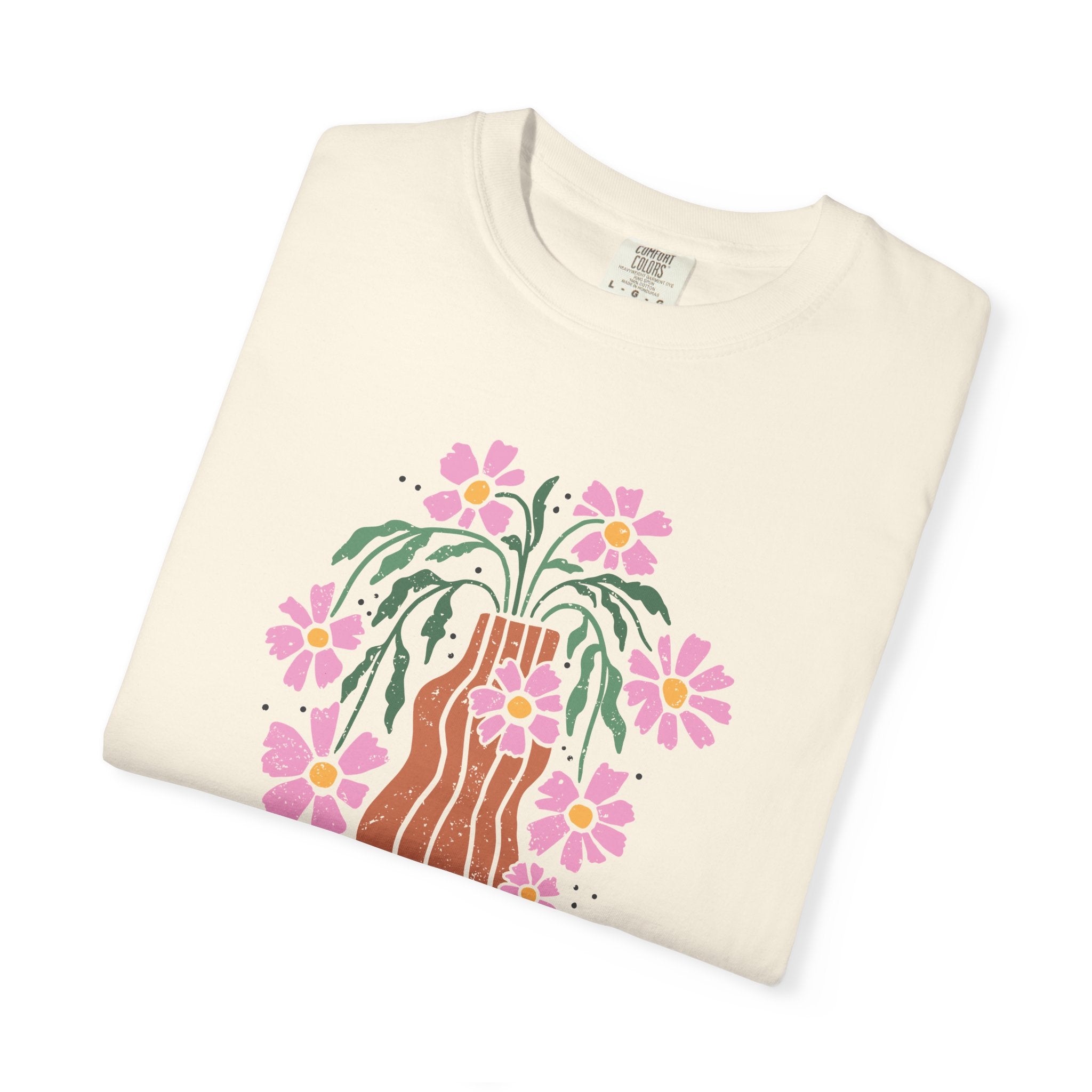 Floral Boho Vase T-Shirt