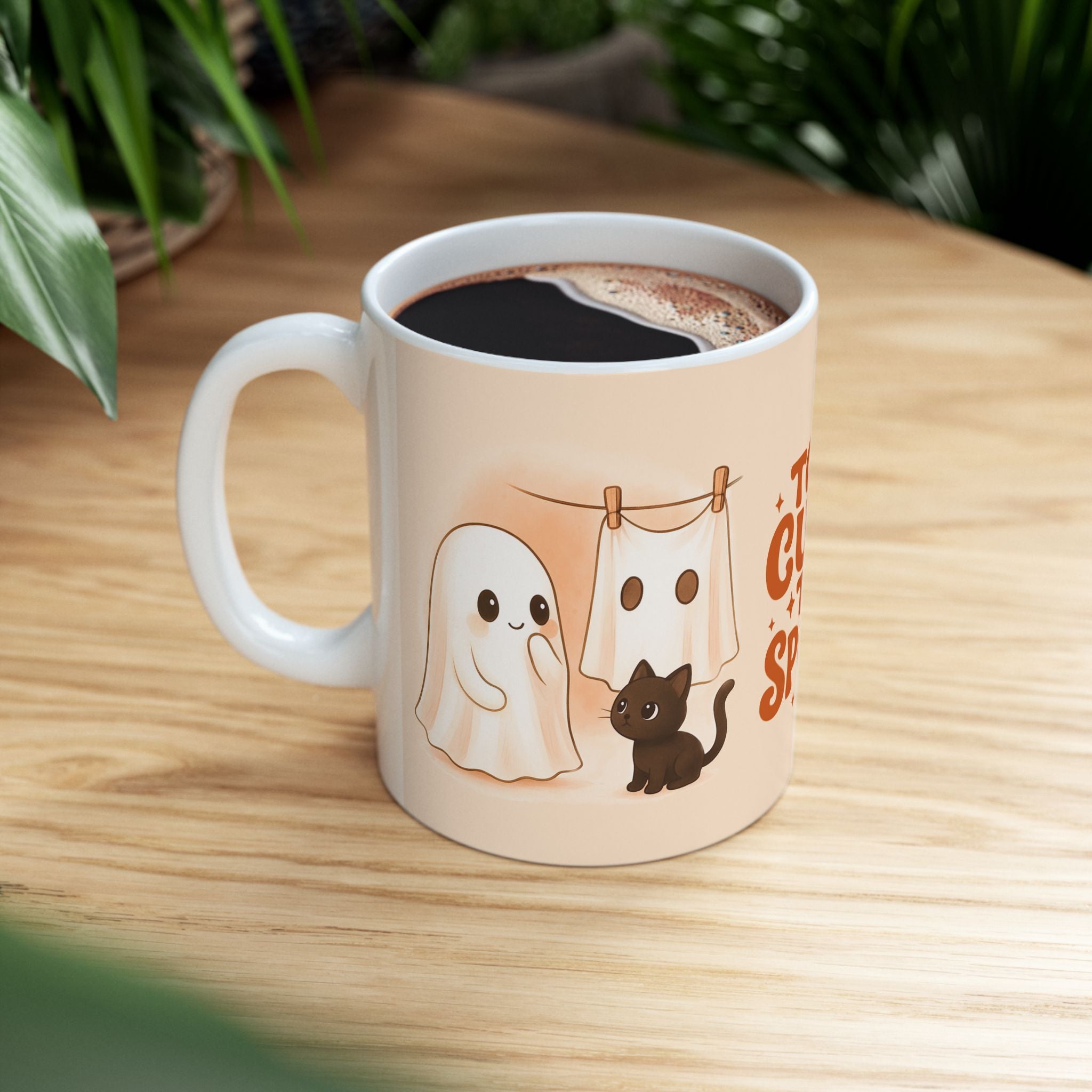 Too Cute to Spook Halloween Ceramic Mug