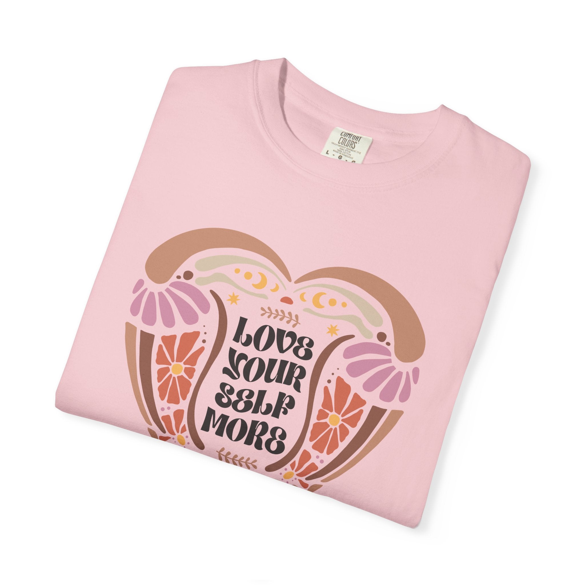 Love Yourself Heart Boho Tee