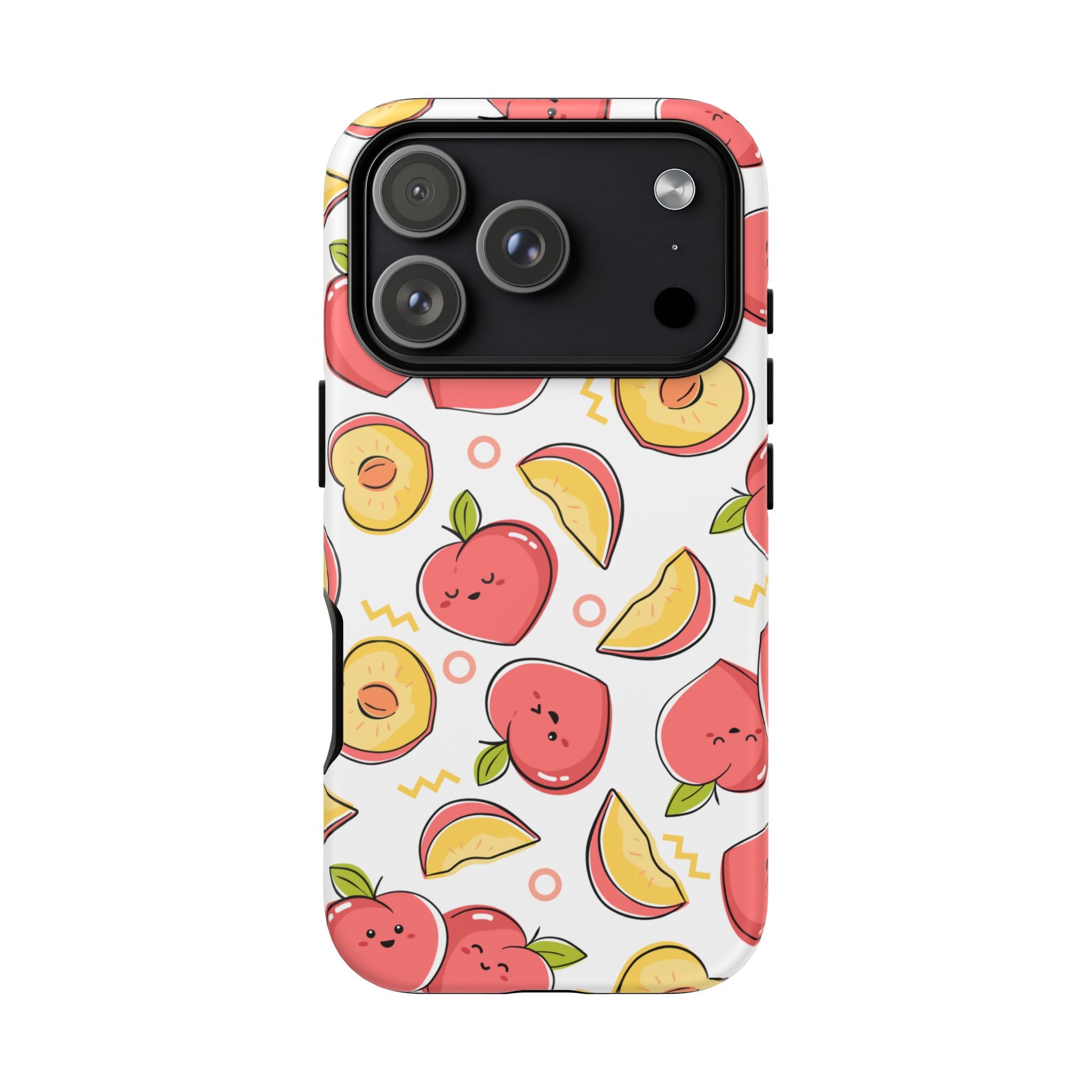 Phone Cases - Peach Patterned Tough Cases