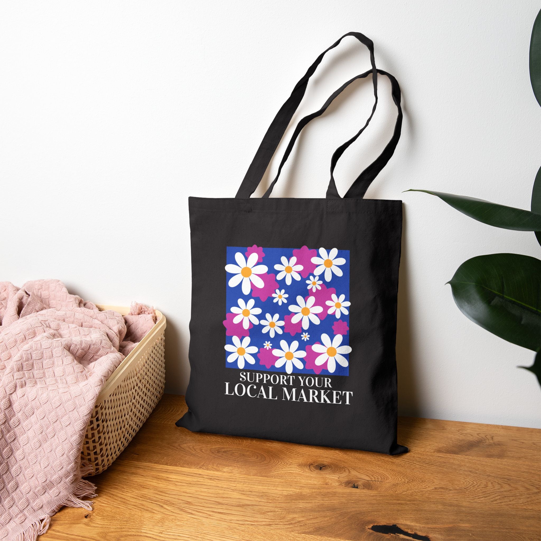 Support Your Local Market Tote Bag