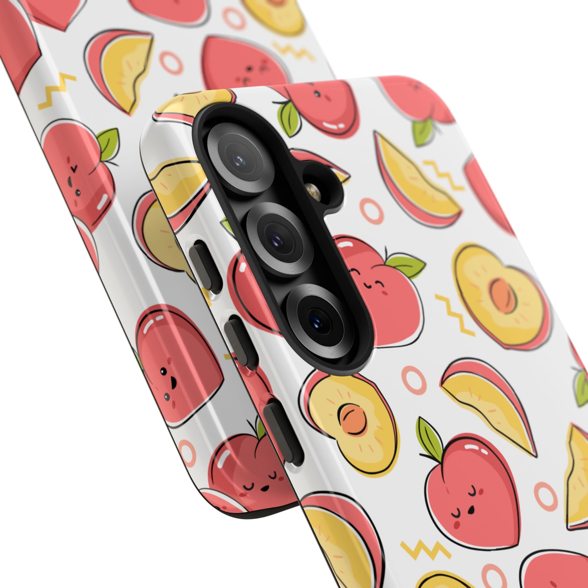 Phone Cases - Peach Patterned Tough Cases