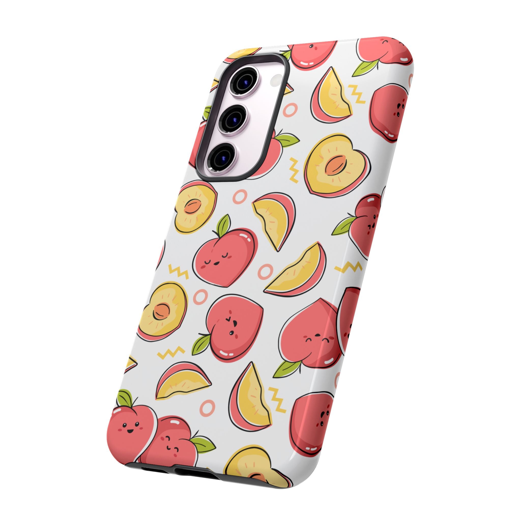 Phone Cases - Peach Patterned Tough Cases