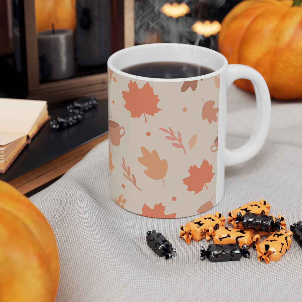 Autumn Leaves Ceramic Mug