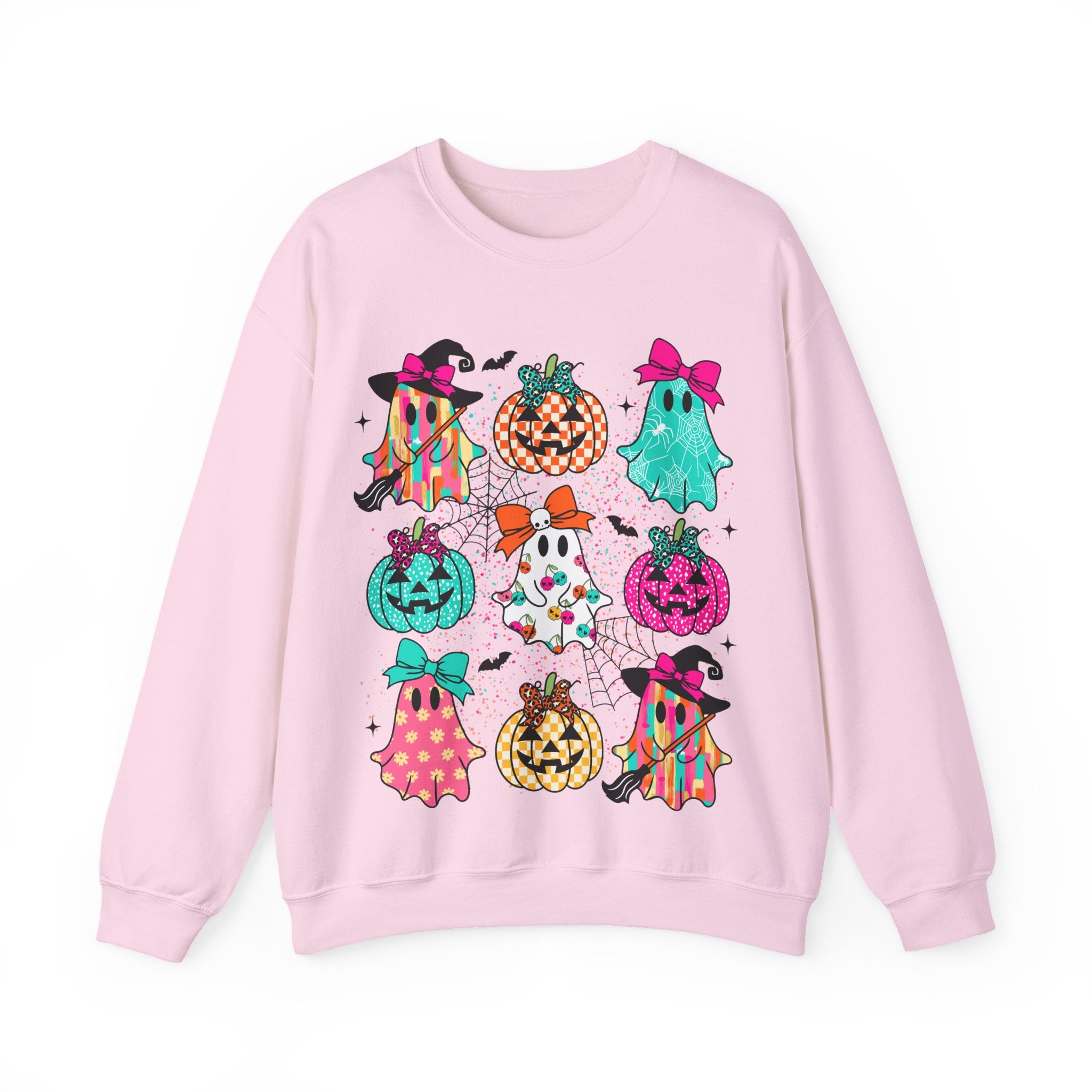 Halloween Ghosts & Pumpkins Crewneck Sweatshirt