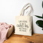 Chic Quote Tote Bag – Eco-Friendly