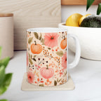 Autumn Floral Ceramic Mug