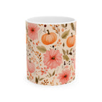 Autumn Floral Ceramic Mug