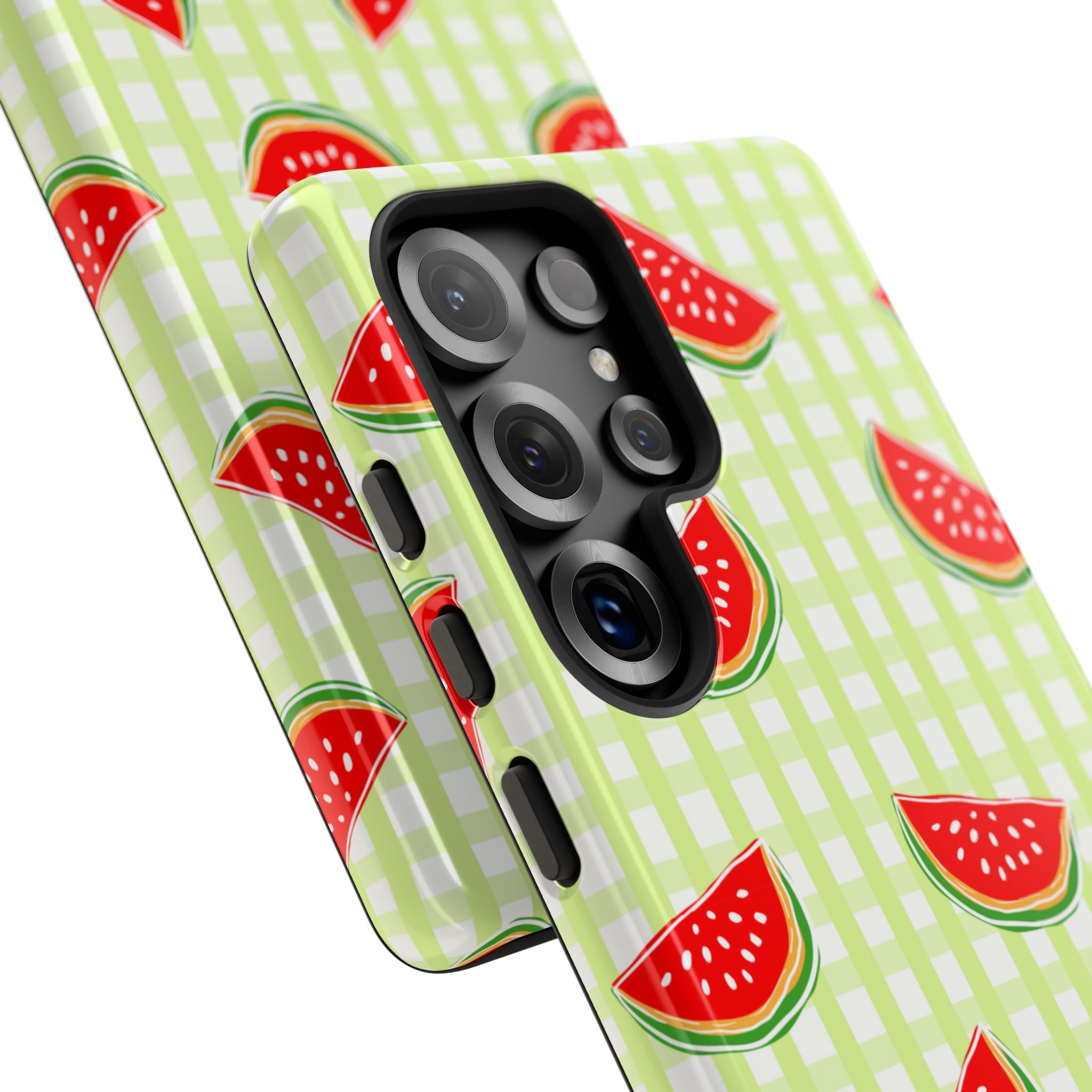Green Plaided Pattern Watermelon