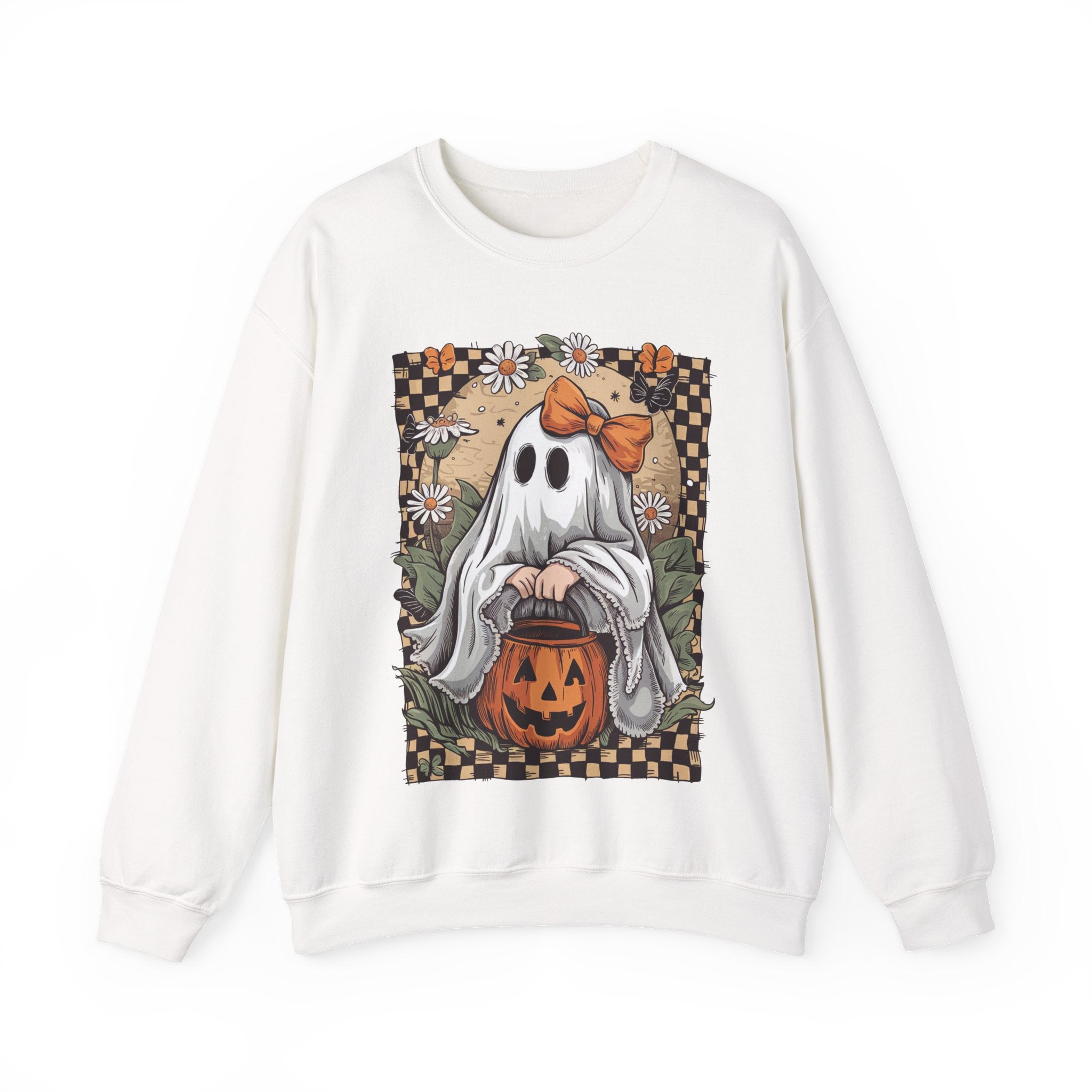 Halloween Ghost Crewneck Sweatshirt