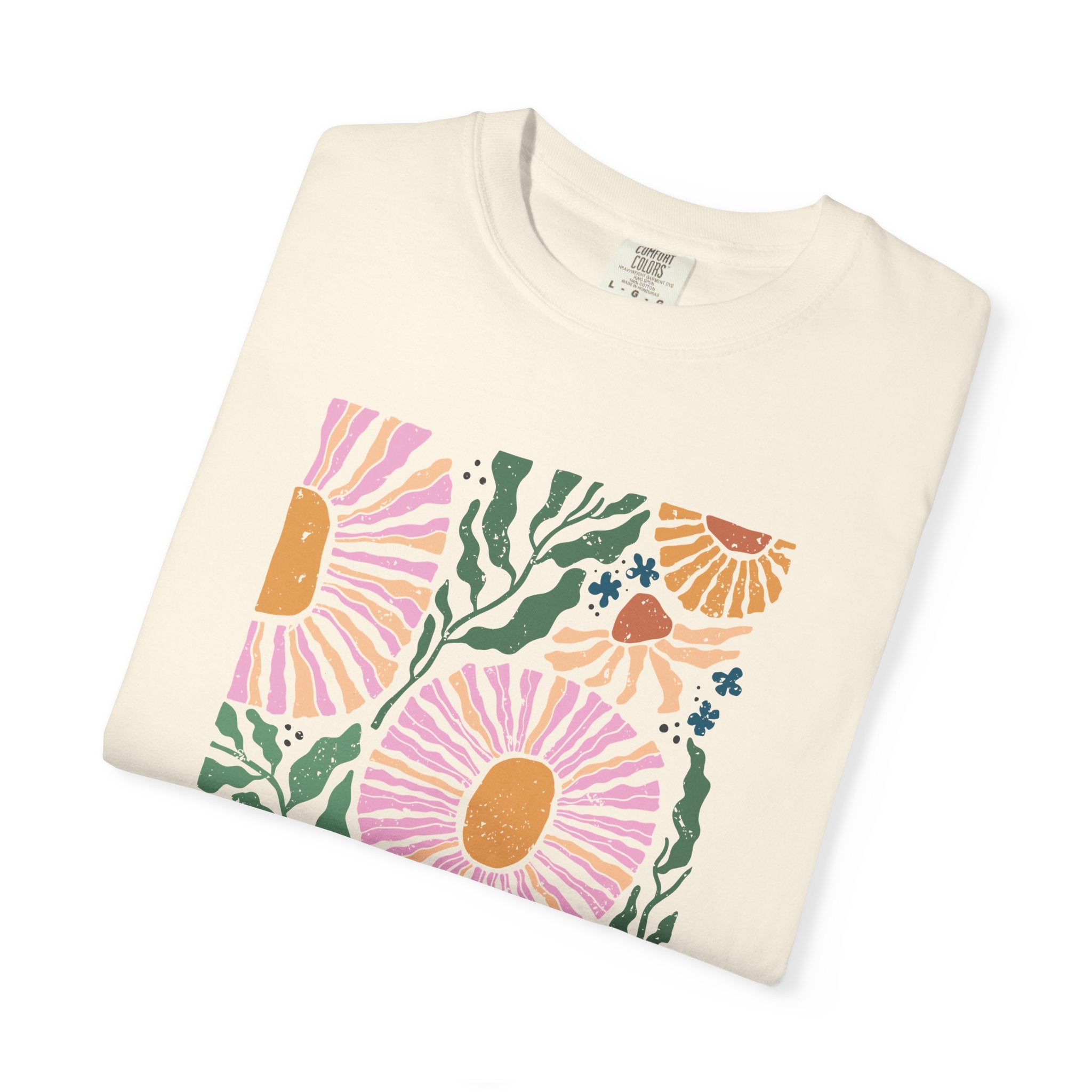 No Rain No Flowers Boho Design T-Shirt