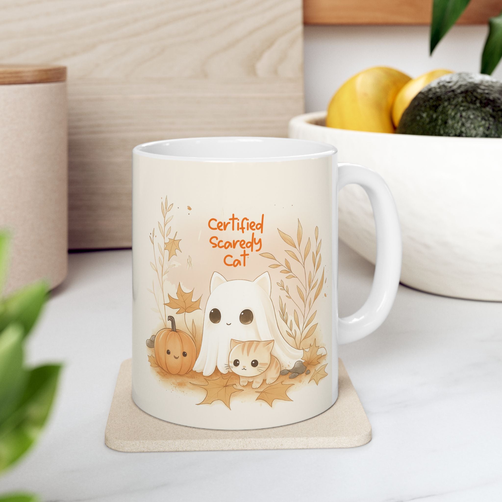 Autumn-Themed Ceramic Mug