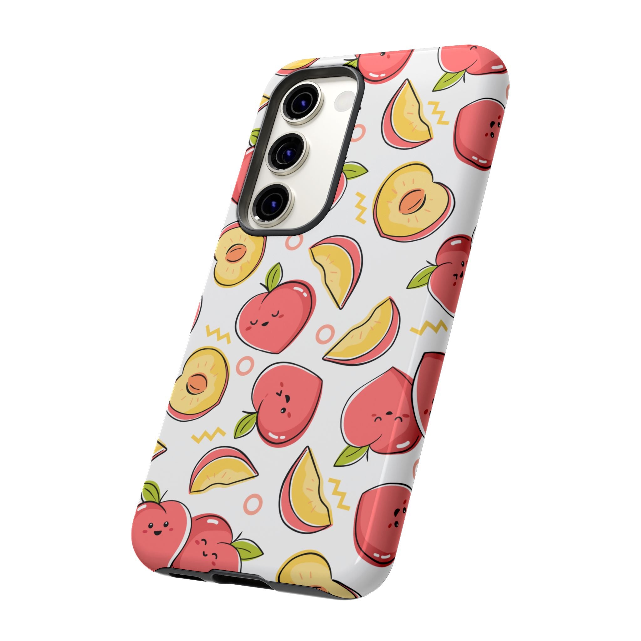 Phone Cases - Peach Patterned Tough Cases