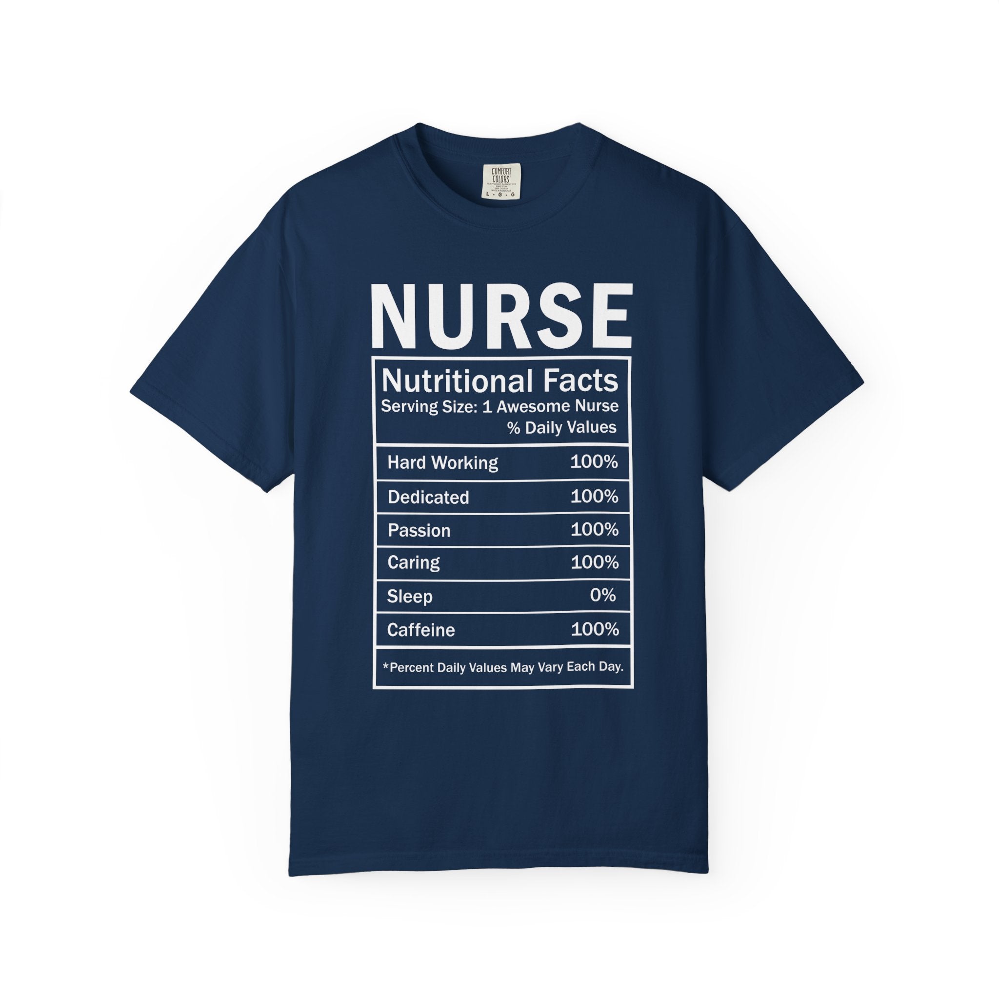 Nurse Nutritional Facts T-shirt