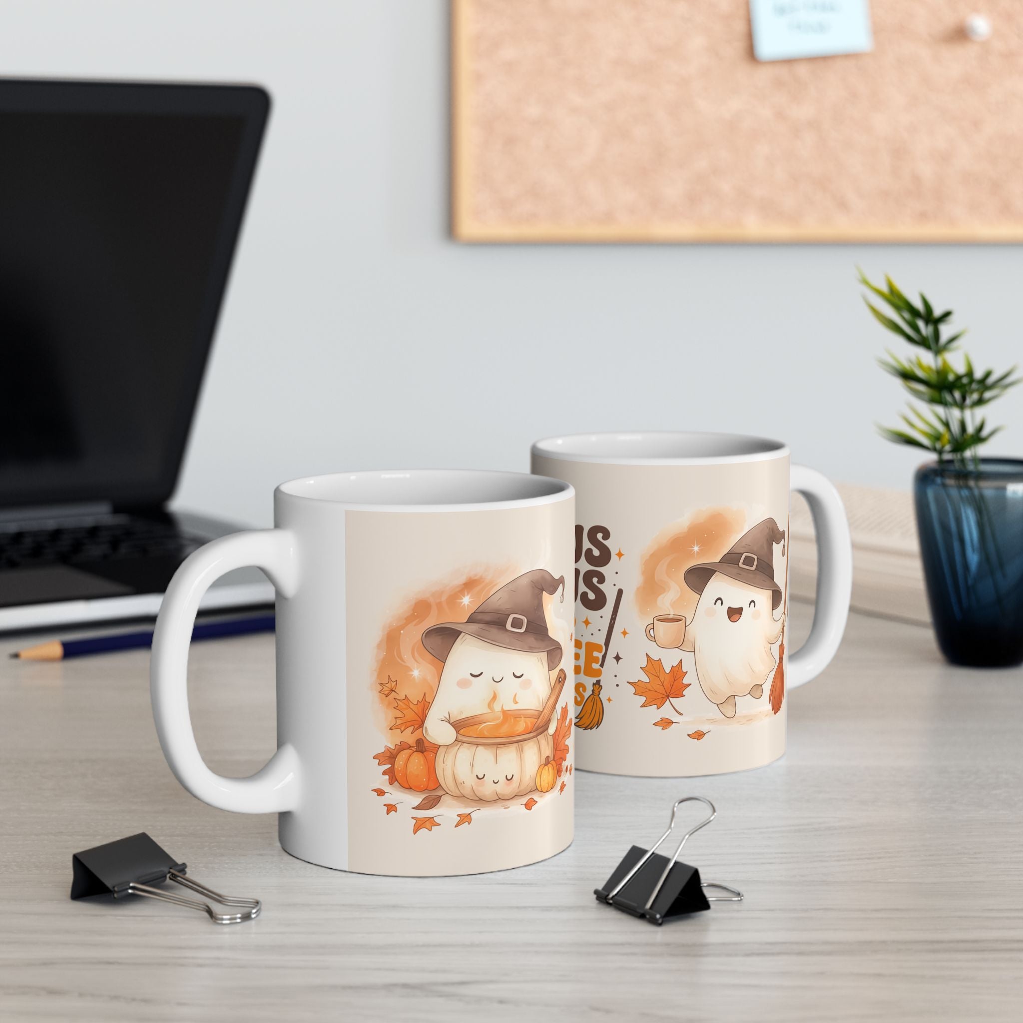 Spooky Coffee Mug with Hocus Pocus Design