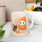 Cozy Cat-Themed Ceramic Mug