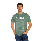 Nurse Nutritional Facts T-shirt