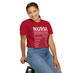 Nurse Nutritional Facts T-shirt