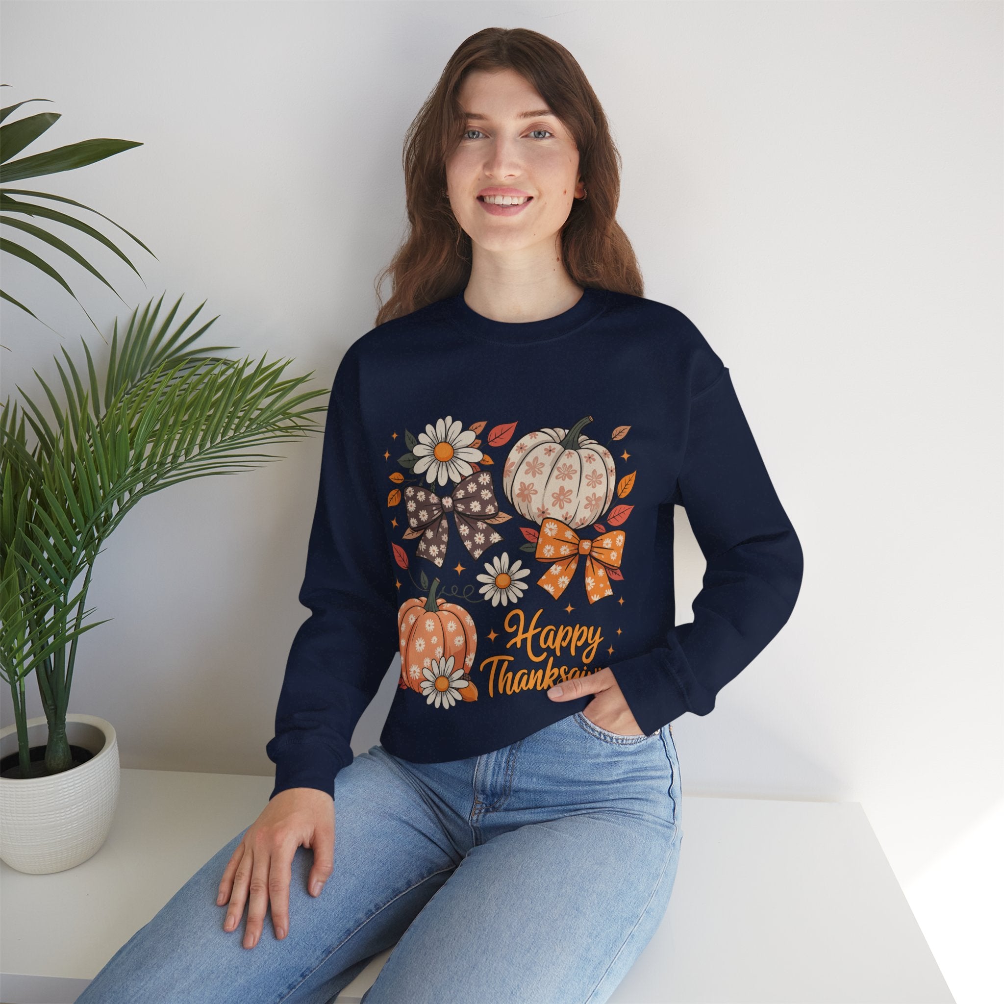 Happy Thanksgiving Crewneck Sweatshirt