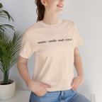 Mute Smile Nod Repeat Tee