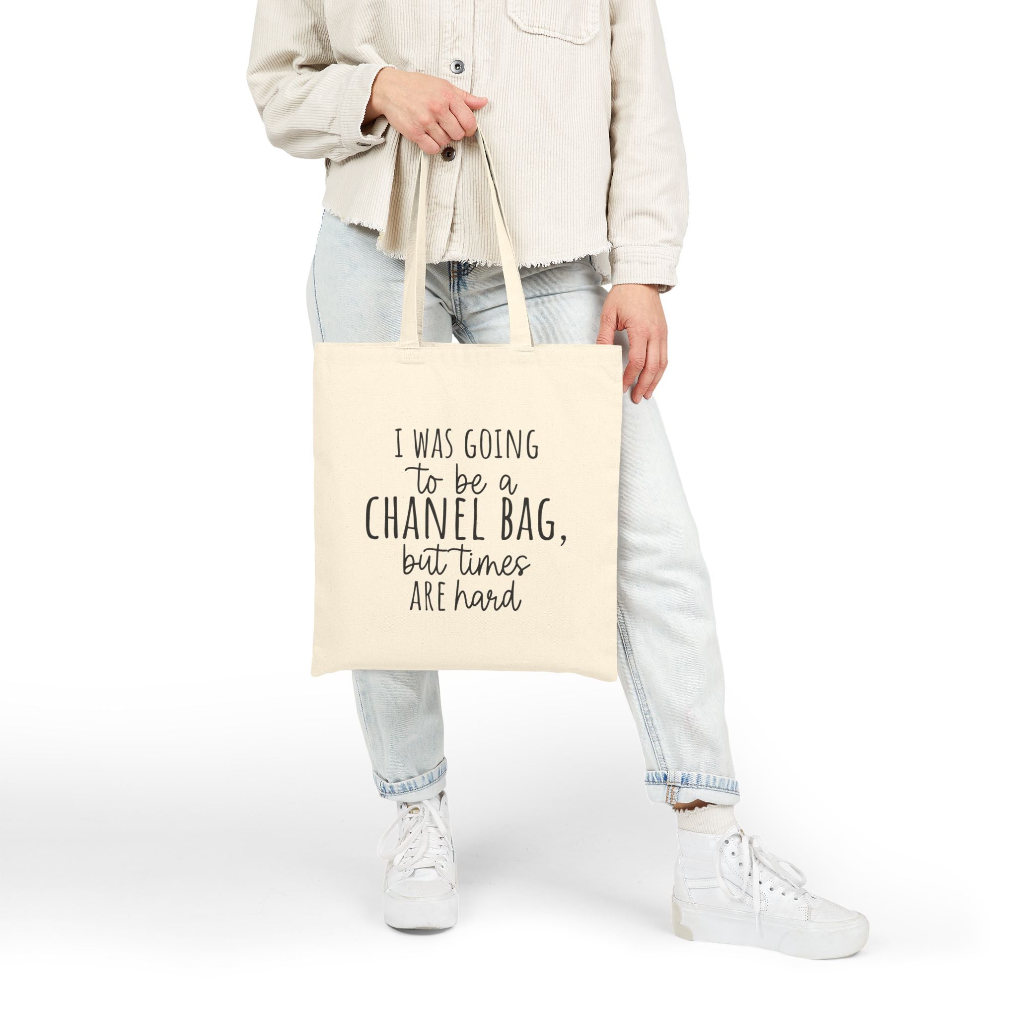 Chic Quote Tote Bag – Eco-Friendly