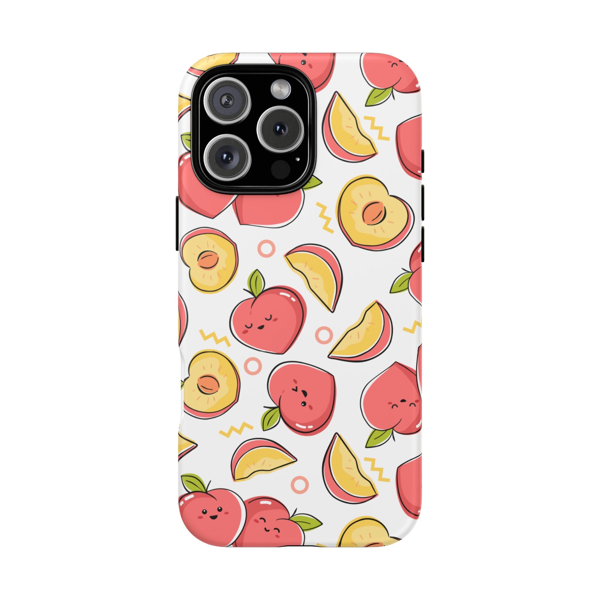 Phone Cases - Peach Patterned Tough Cases