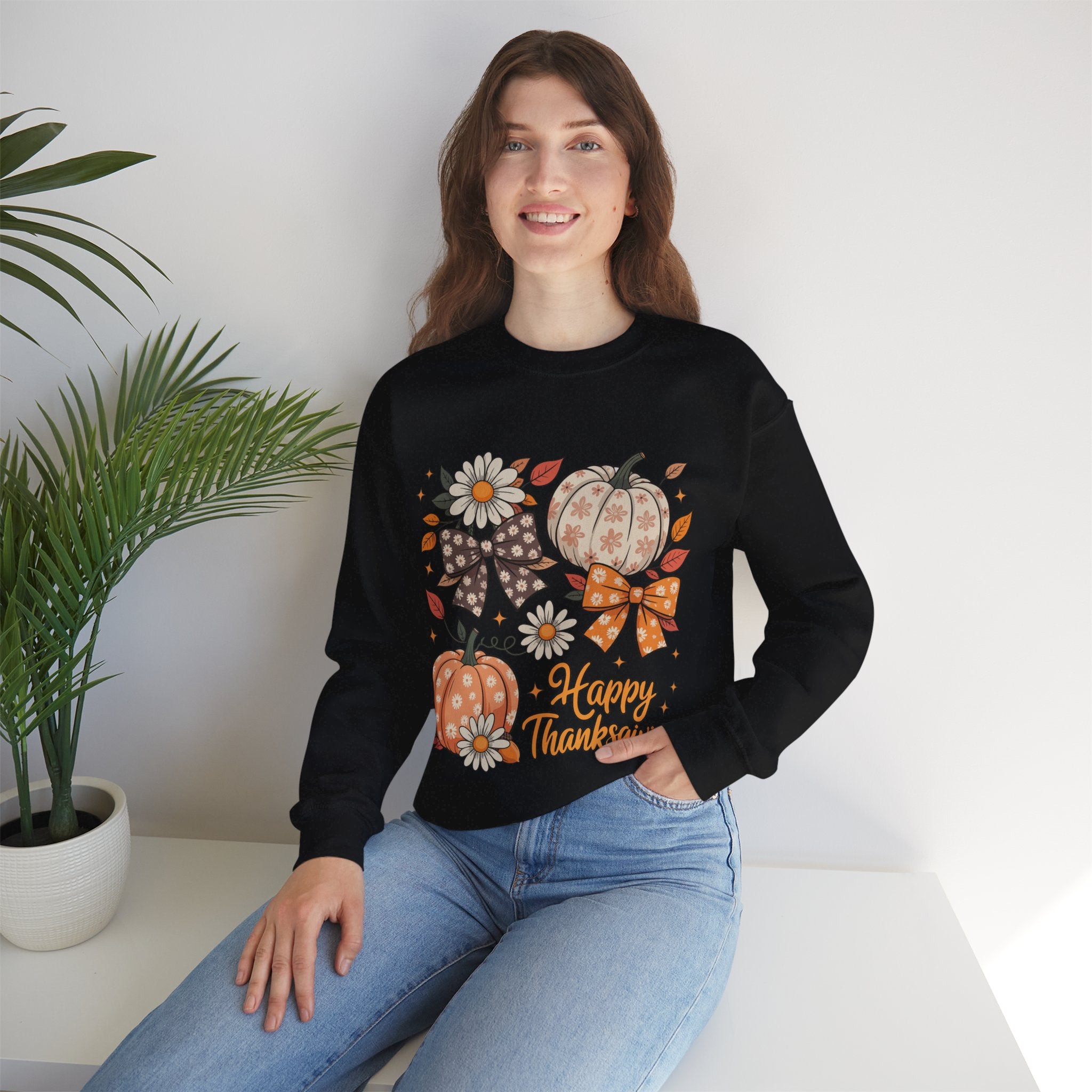 Happy Thanksgiving Crewneck Sweatshirt