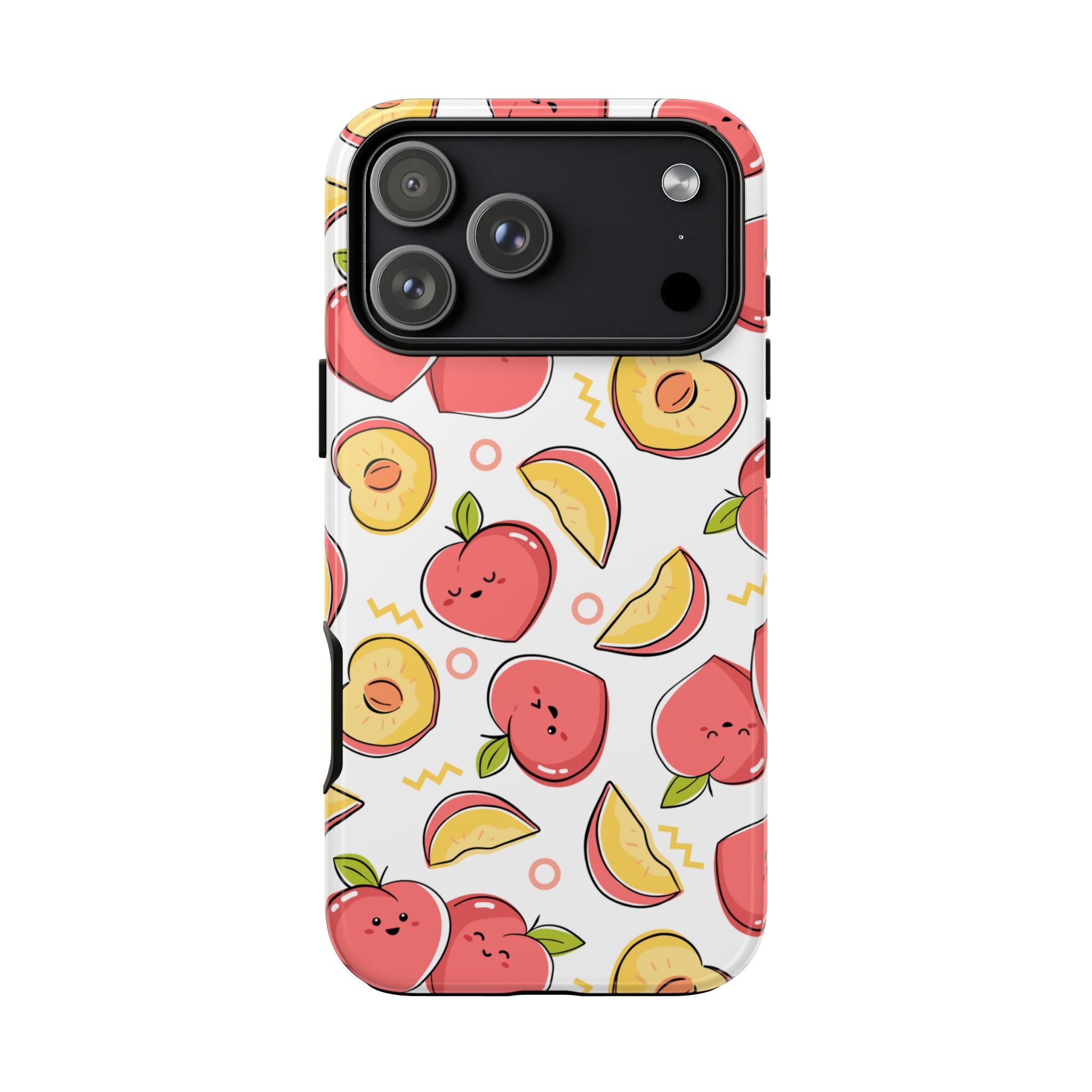 Phone Cases - Peach Patterned Tough Cases