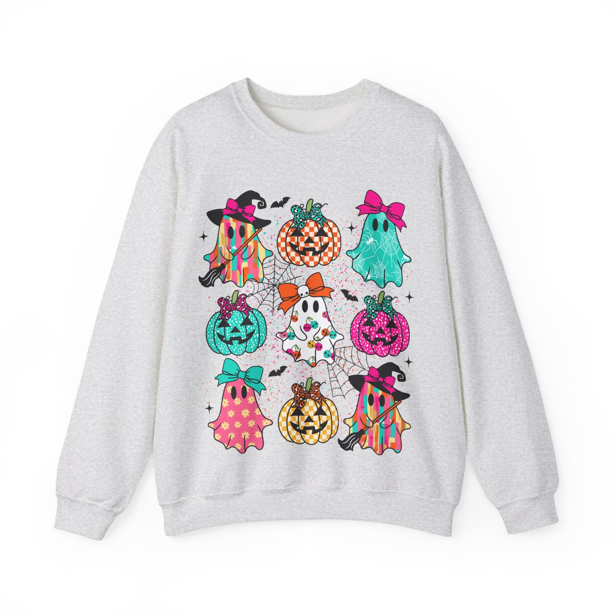 Halloween Ghosts & Pumpkins Crewneck Sweatshirt