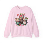 Cozy Holiday Sweatshirt with Hot Cocoa