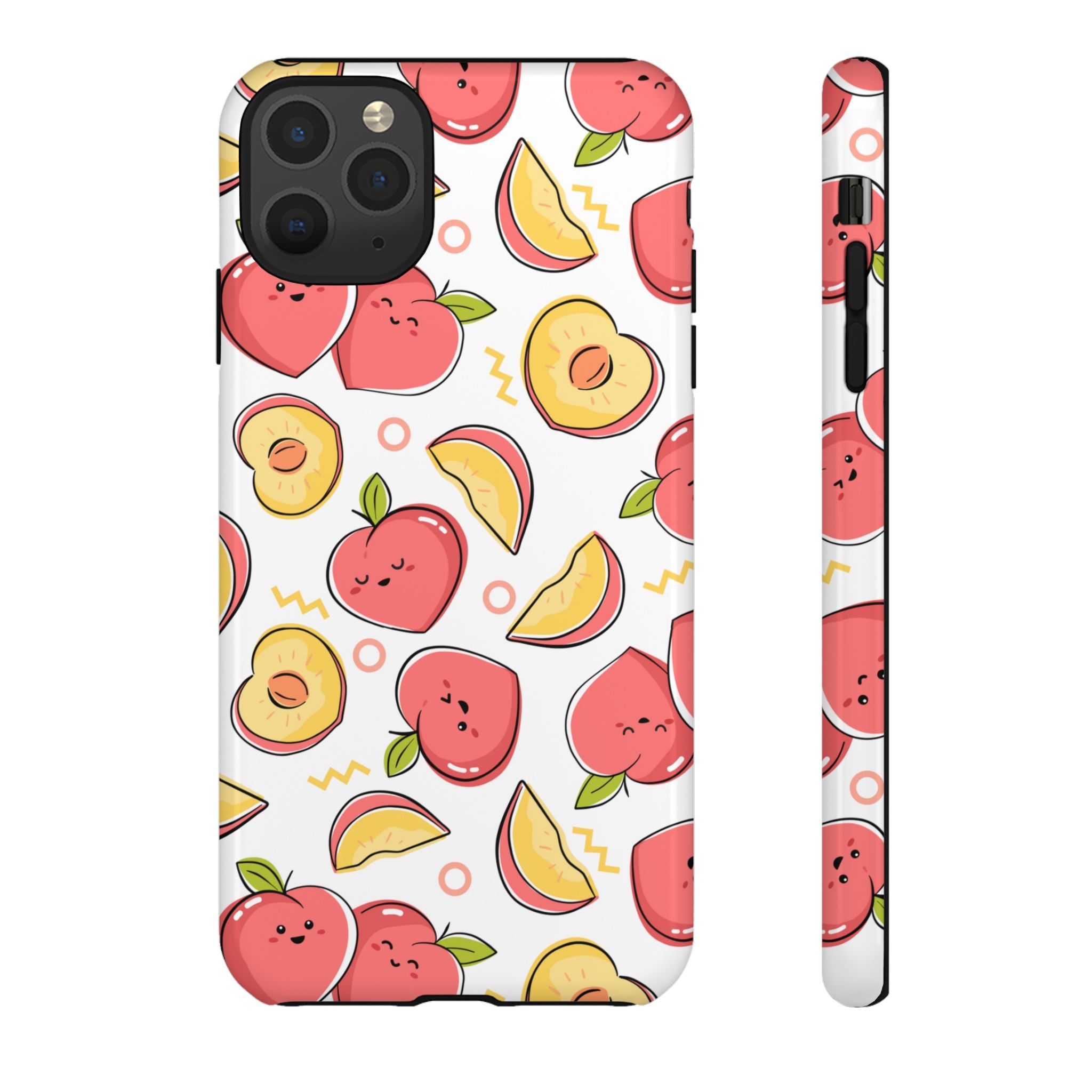 Phone Cases - Peach Patterned Tough Cases