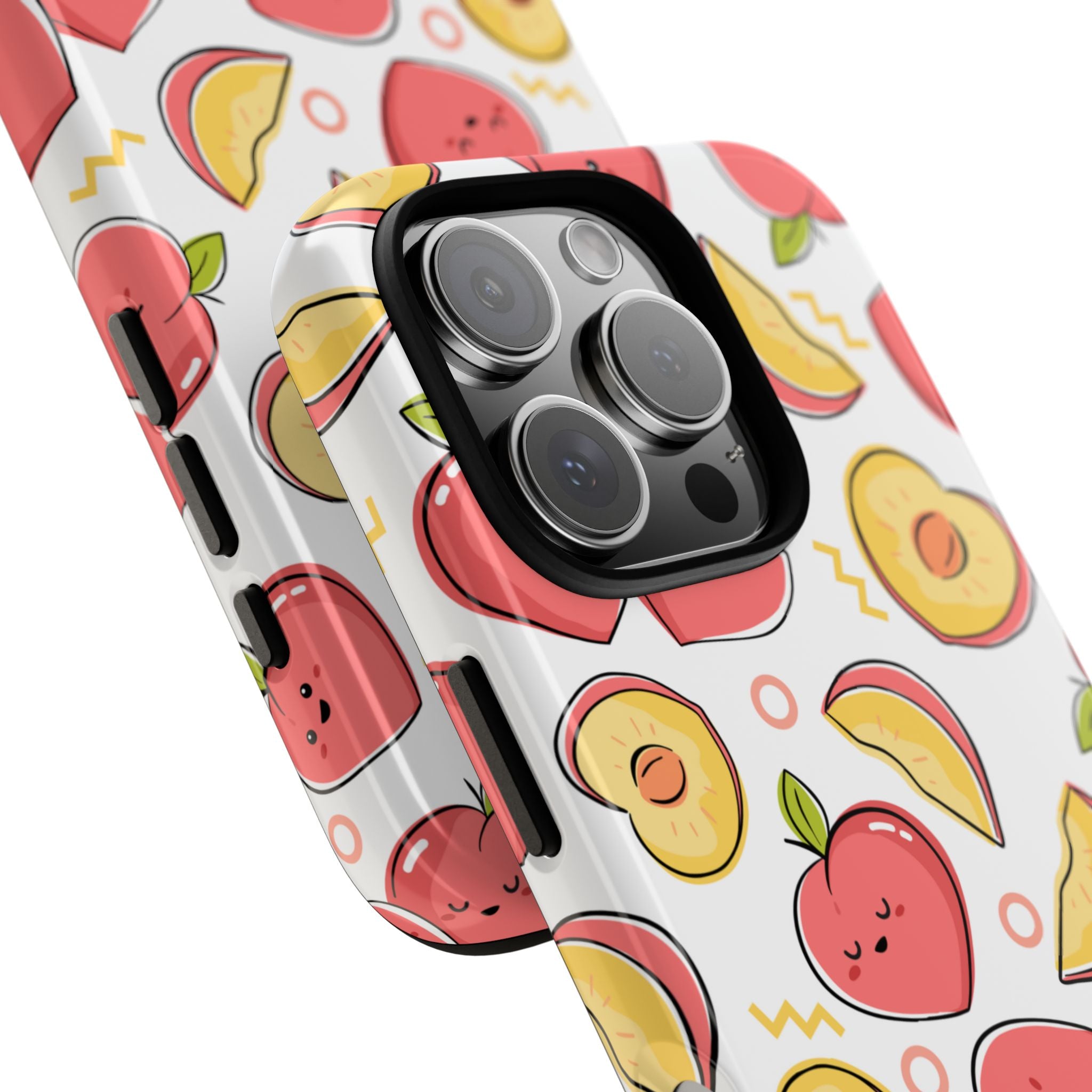 Phone Cases - Peach Patterned Tough Cases