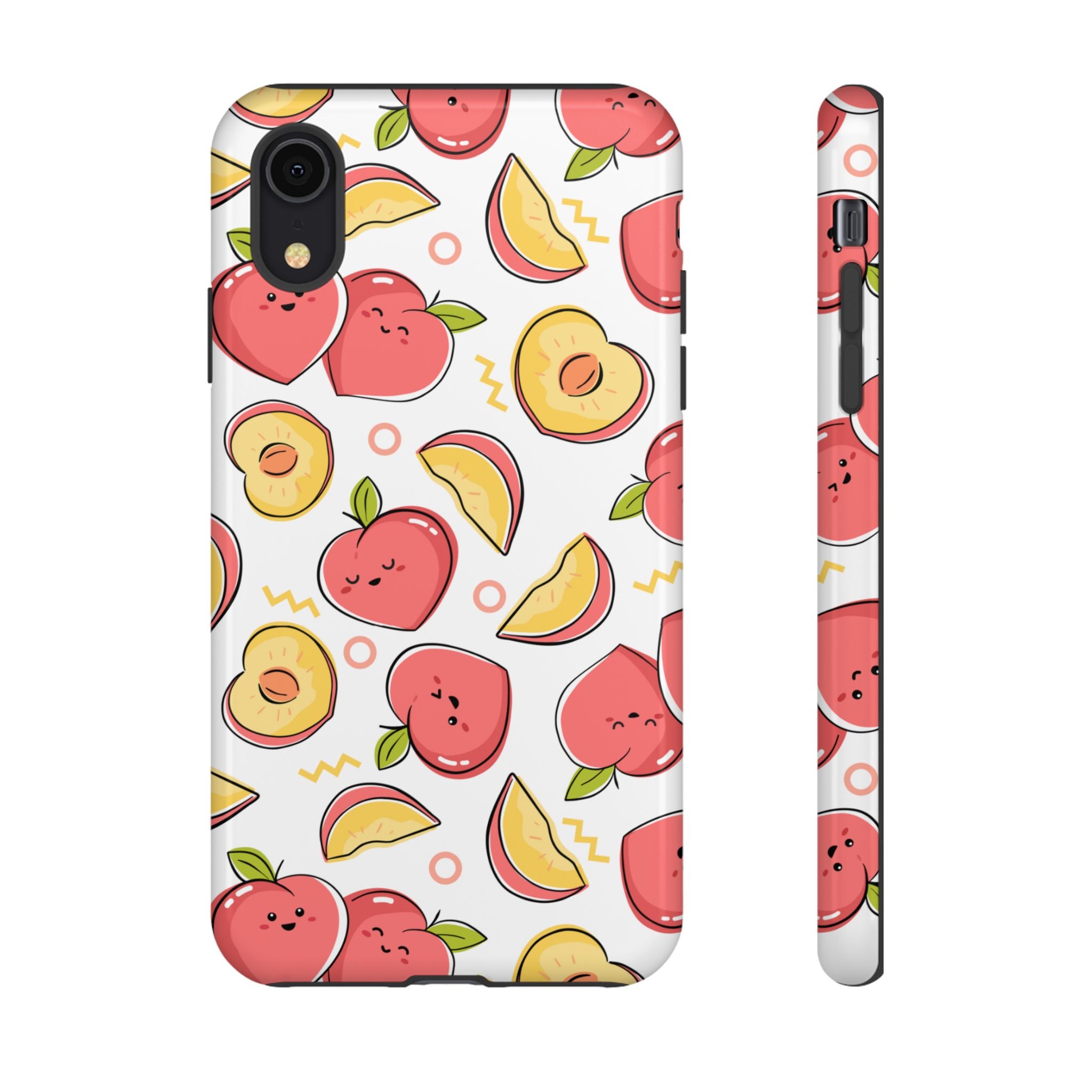 Phone Cases - Peach Patterned Tough Cases