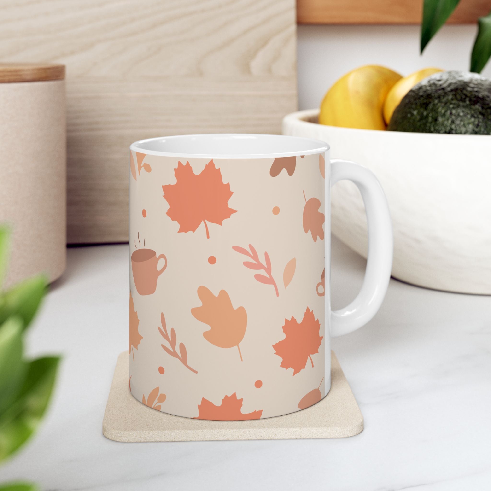 Autumn Leaves Ceramic Mug