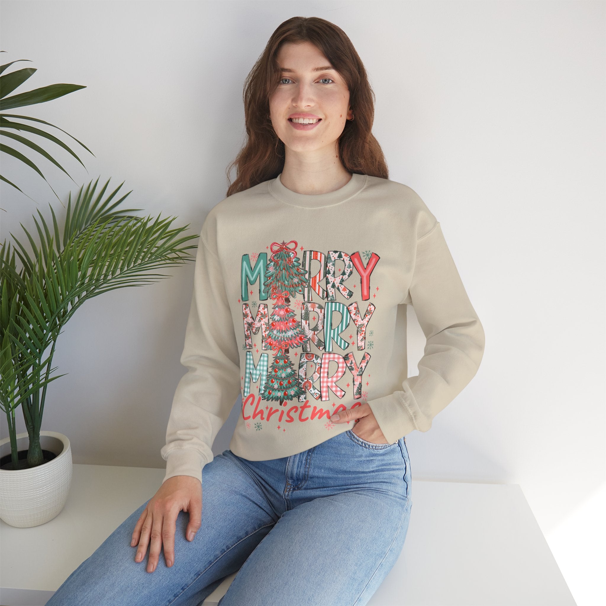 Christmas Holiday Crewneck Sweatshirt