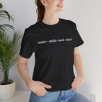 Mute Smile Nod Repeat Tee